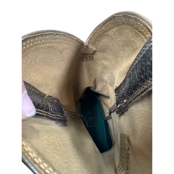 Ariat Western Men’s Brown Shoes/Cowboy Boots  size 7.5B SKU 2141 main image 13